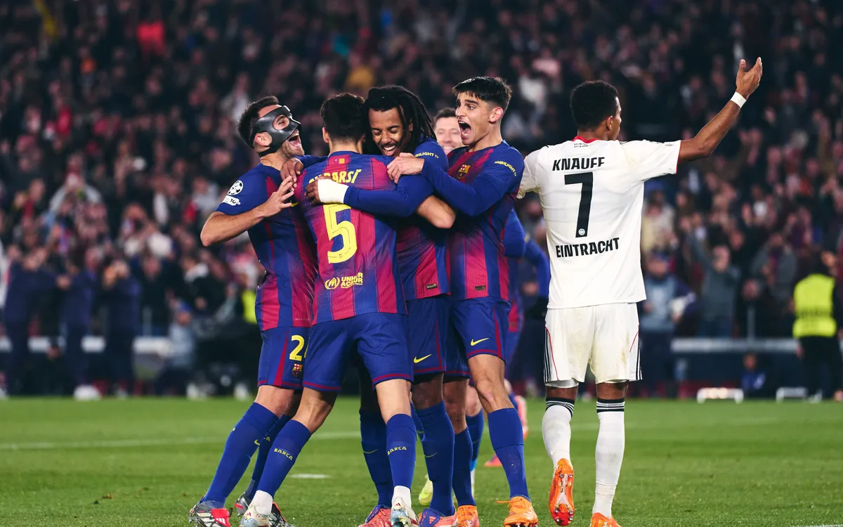 Barcelona 2-1 Frankfurt
