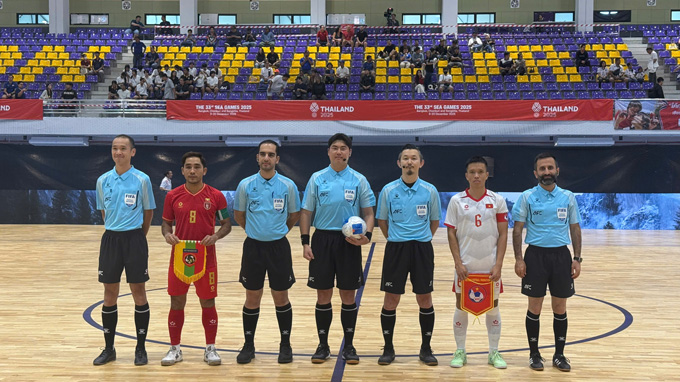 Futsal Myanmar 2-4 Futsal Việt Nam