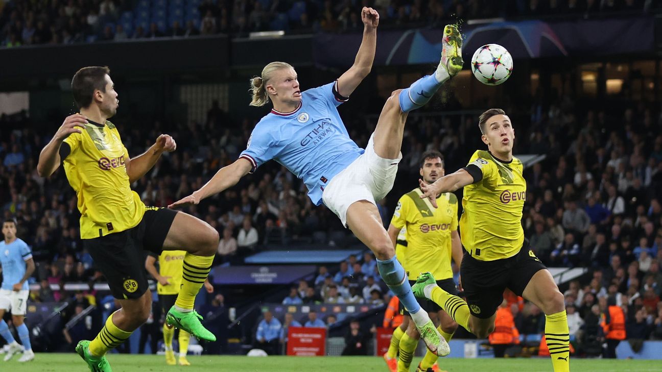 Manchester City vs Borussia Dortmund