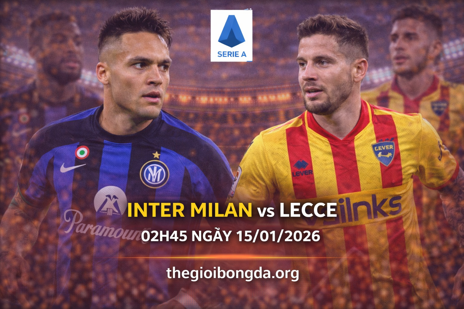 Màn so tài Inter Milan vs Lecce