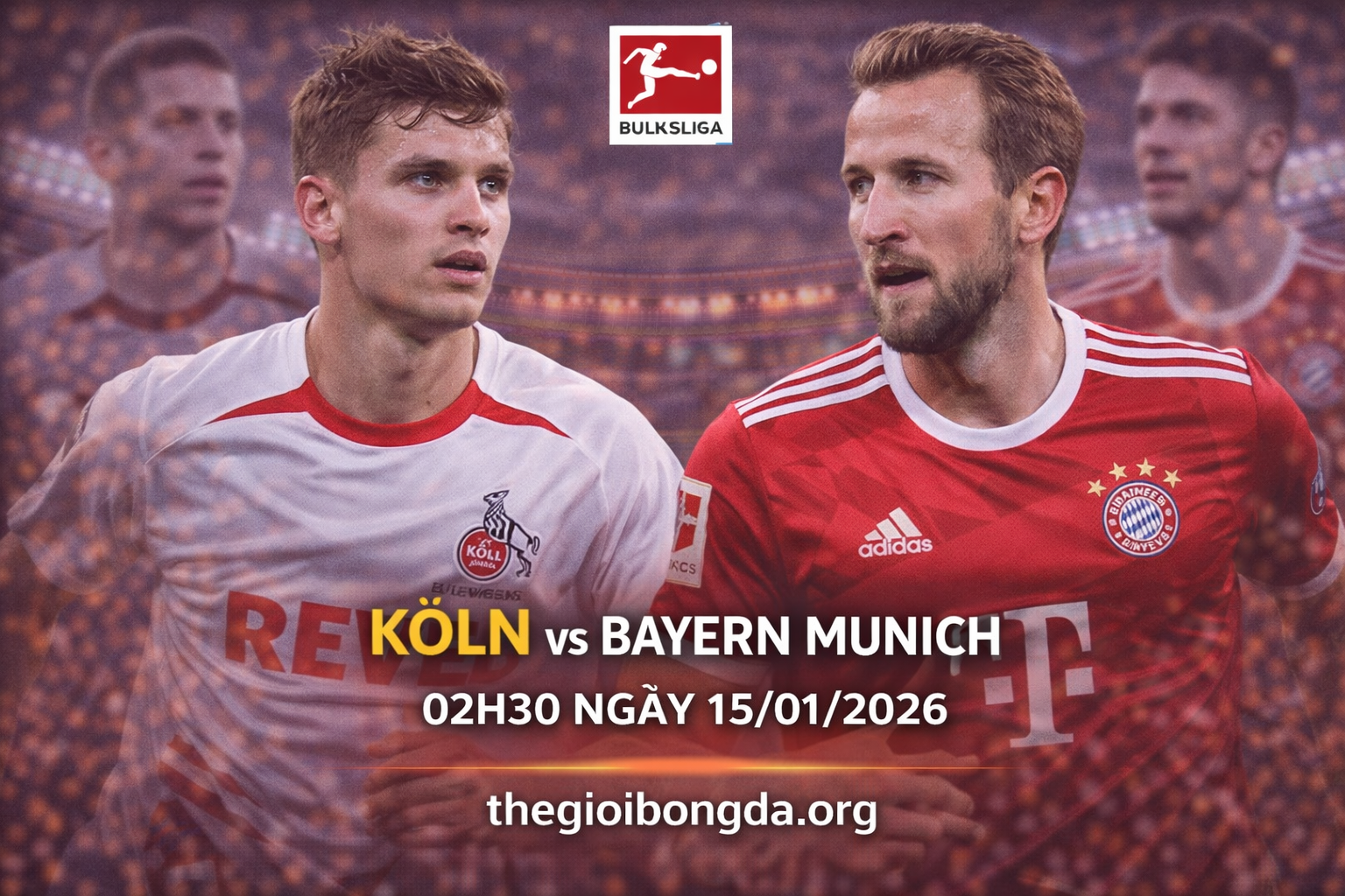 Màn so tài Koln vs Bayern Munich