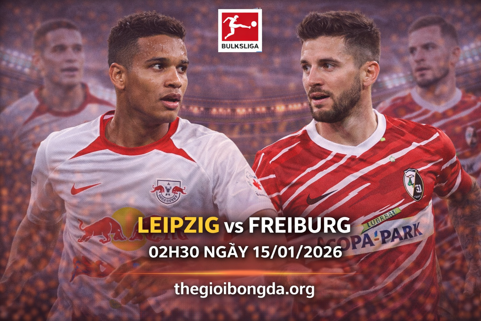 Màn so tài Leipzig vs Freiburg