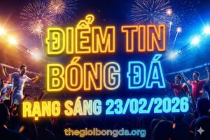 Điểm tin bóng đá rạng sáng ngày 23/02/2026