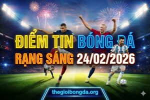 Điểm tin bóng đá rạng sáng ngày 24/02/2026