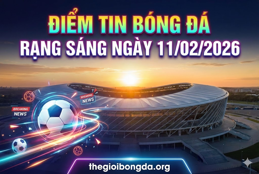 Điểm tin bóng đá rạng sáng ngày 11/02/2026