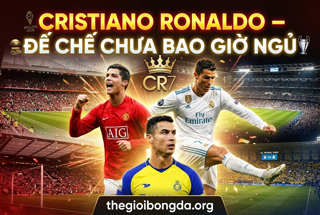 Cristiano Ronaldo – Đế chế chưa bao giờ ngủ