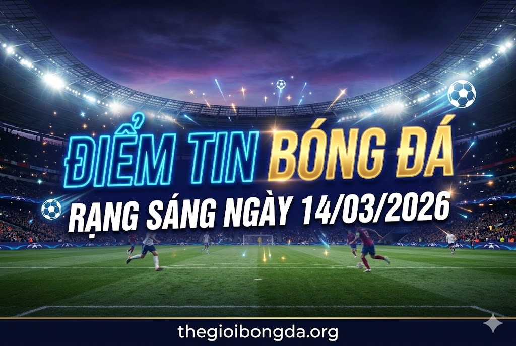 Điểm tin bóng đá rạng sáng ngày 14/03/2026