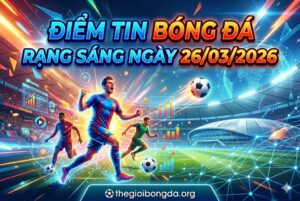 Điểm tin bóng đá rạng sáng ngày 26/03/2026
