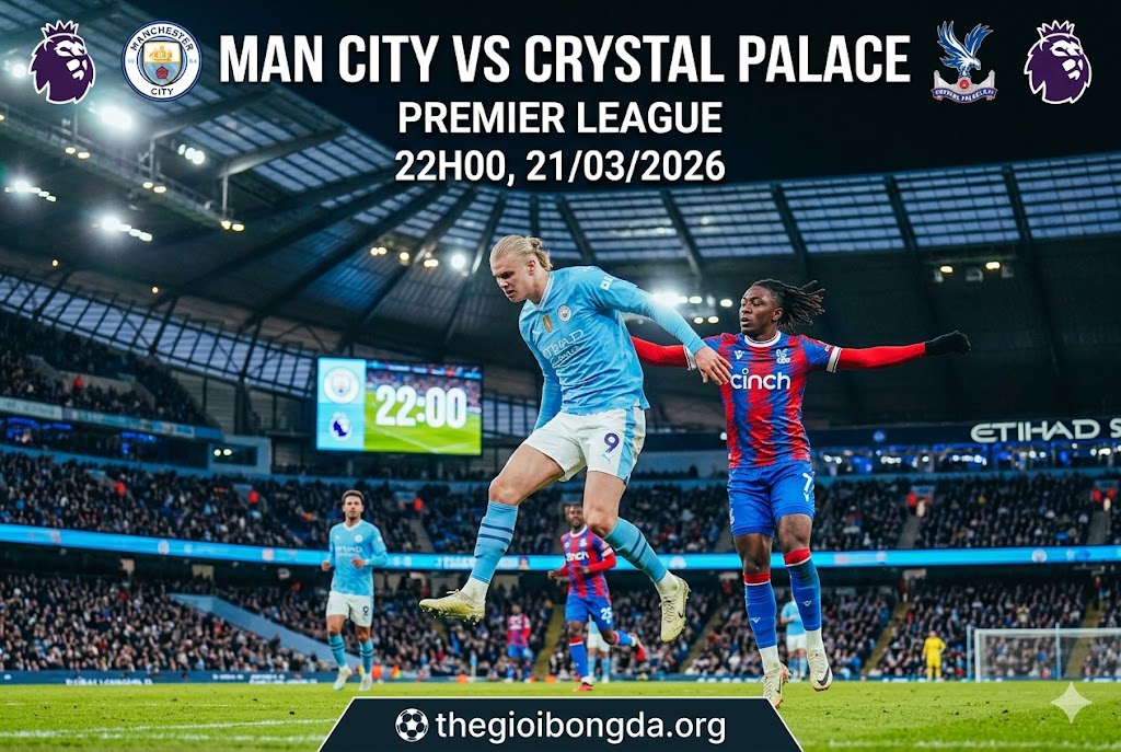 Nhận định Man City vs Crystal Palace