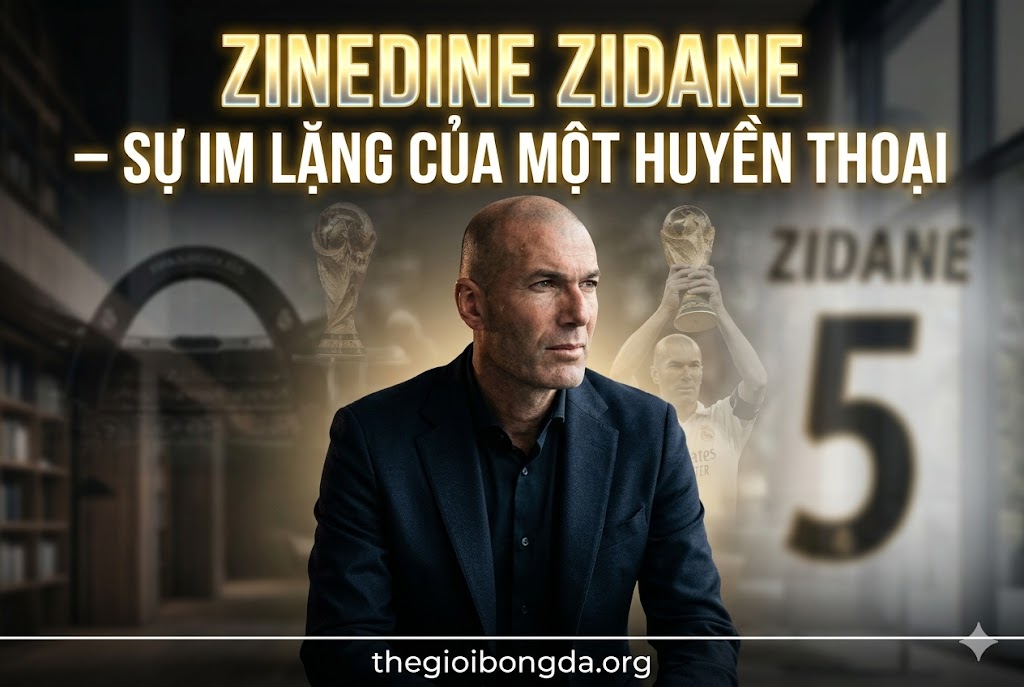 Zinedine Zidane – Sự im lặng của một huyền thoại