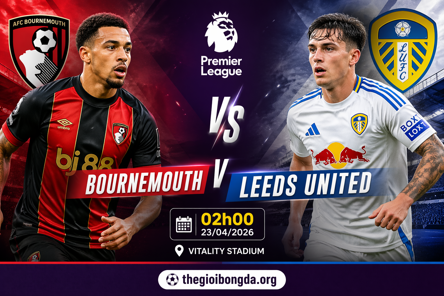 Bournemouth vs Leeds United