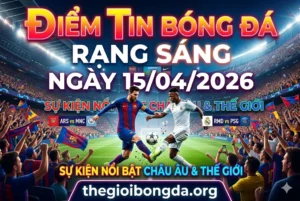 Điểm tin bóng đá ngày 15/04/2026