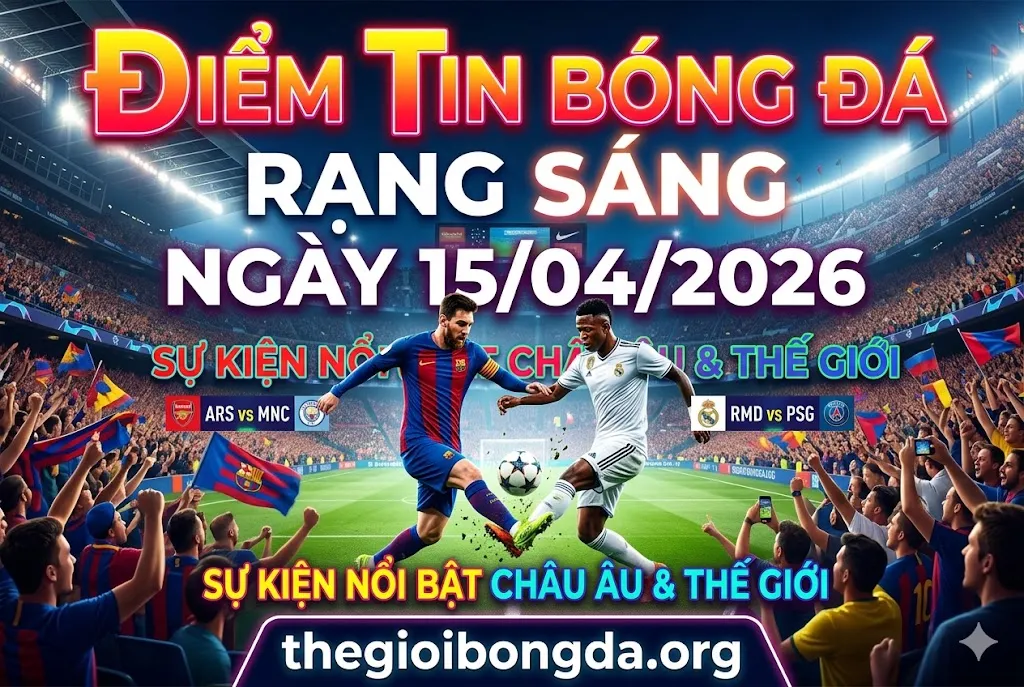 Điểm tin bóng đá ngày 15/04/2026