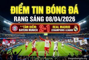 Điểm tin bóng đá rạng sáng ngày 08/04/2026