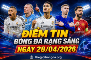 Điểm tin bóng đá rạng sáng ngày 28/04/2026