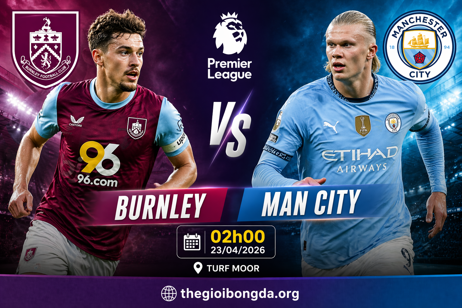 Nhận định Burnley vs Man City