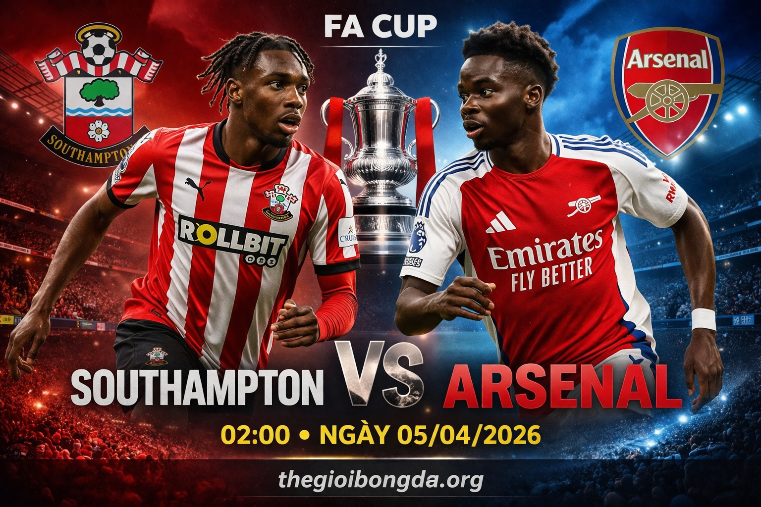 Nhận định Southampton vs Arsenal