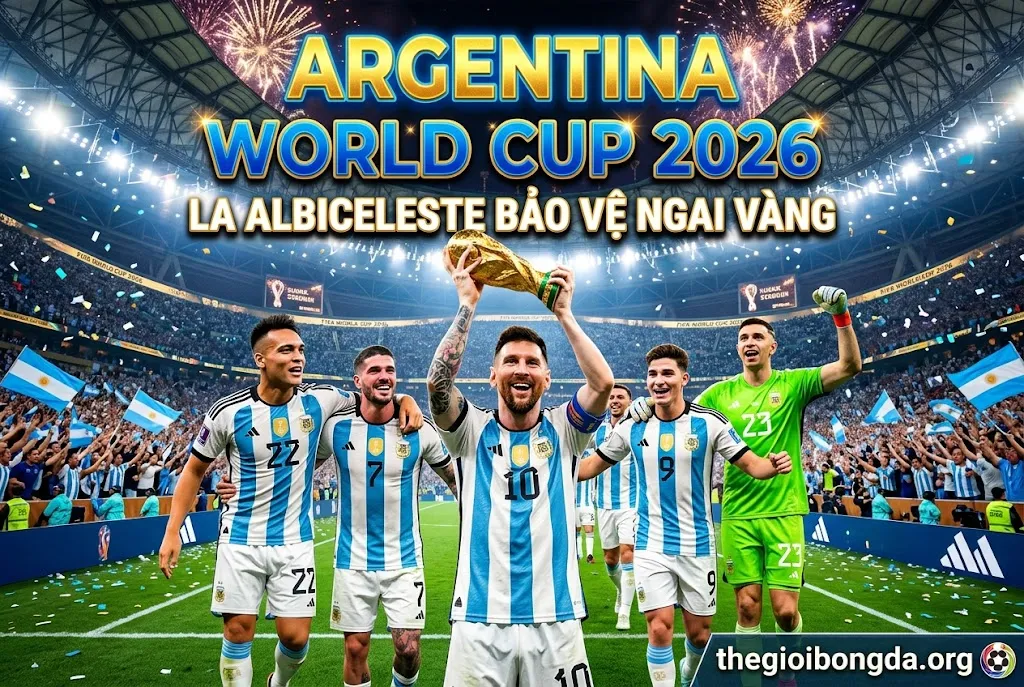 Argentina World Cup 2026: La Albiceleste bảo vệ ngai vàng