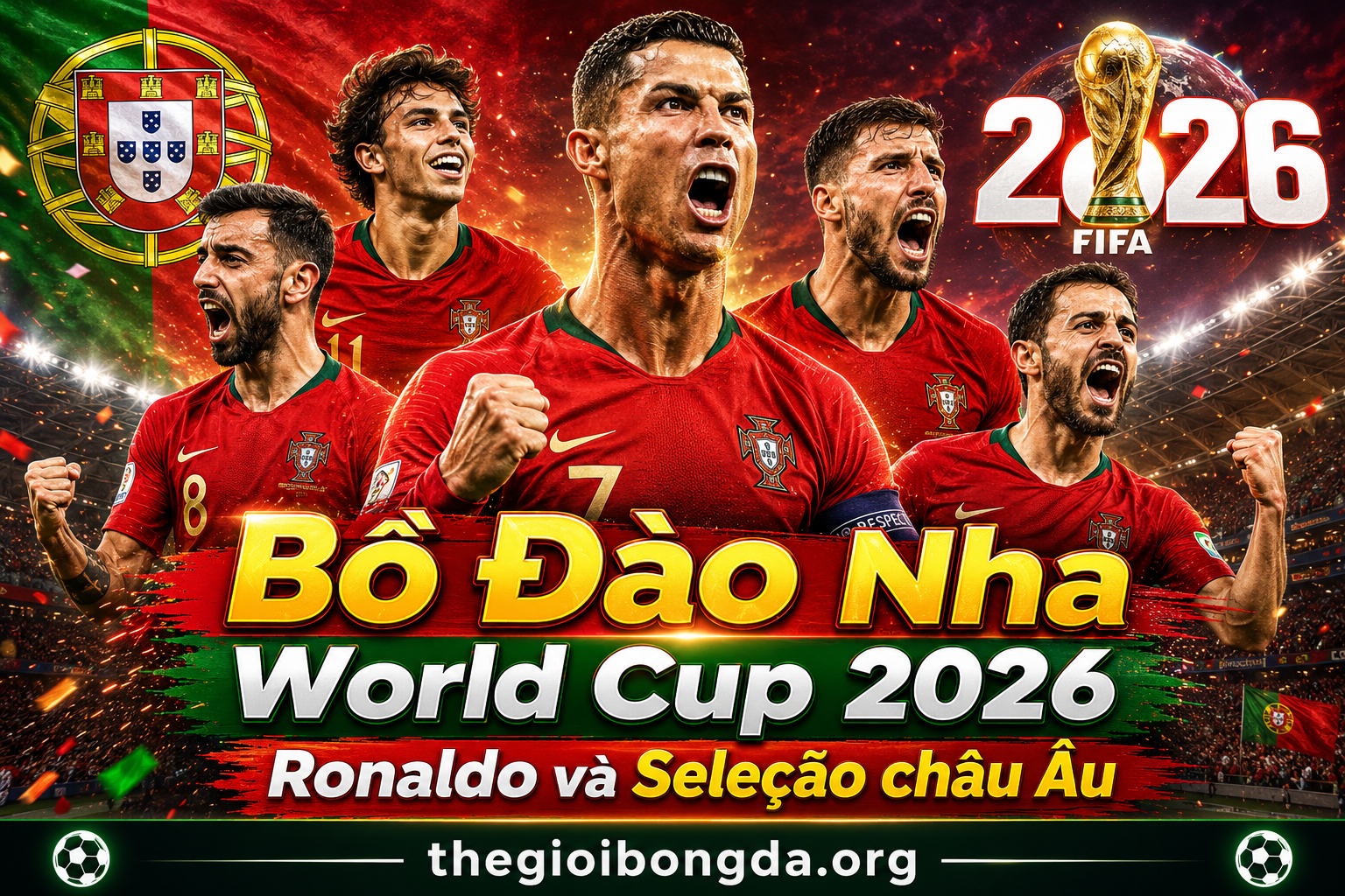 ồ Đào Nha World Cup 2026: Ronaldo và Seleção châu Âu