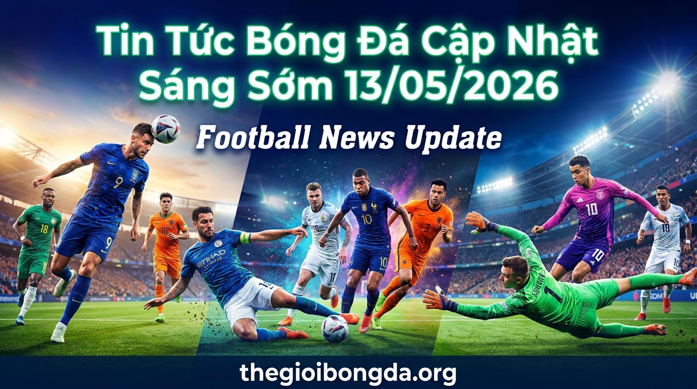 Điểm tin bóng đá rạng sáng 13/5/2026
