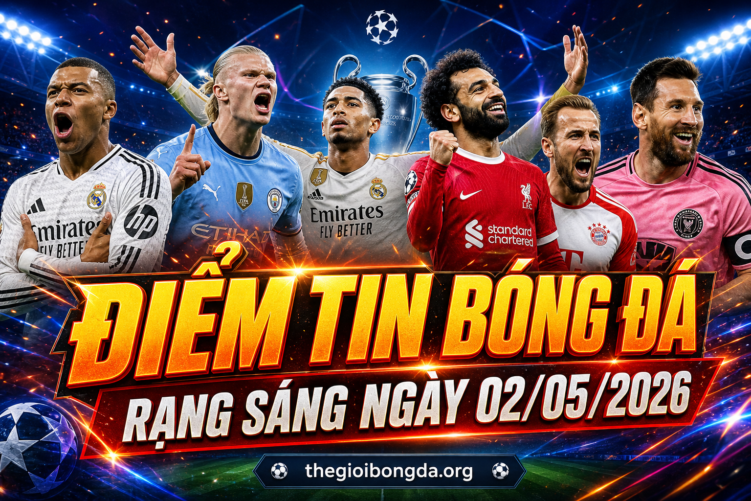 Điểm tin bóng đá rạng sáng ngày 02/05/2026