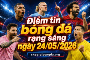 Điểm tin bóng đá rạng sáng ngày 24/05/2026