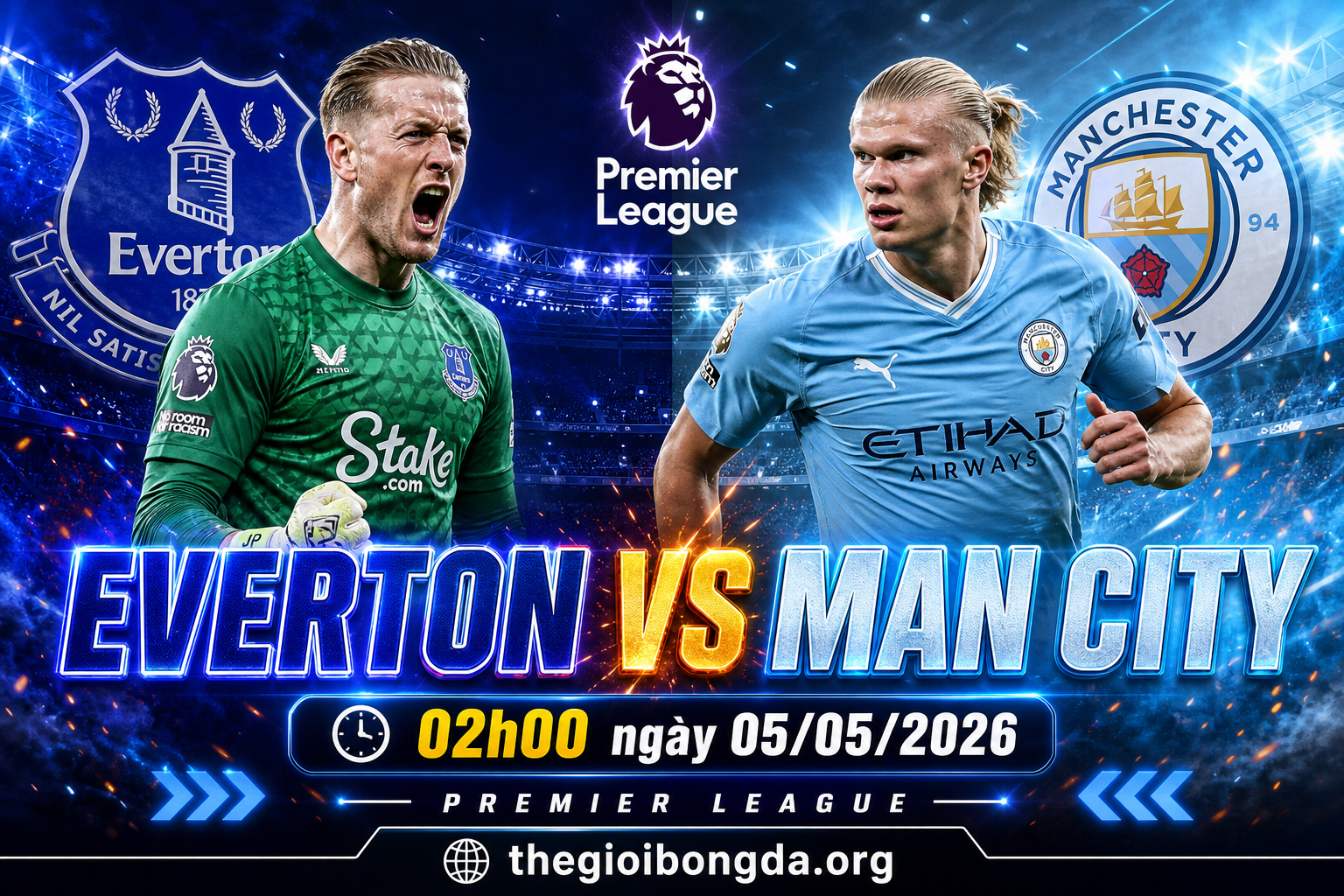 Everton vs Man City