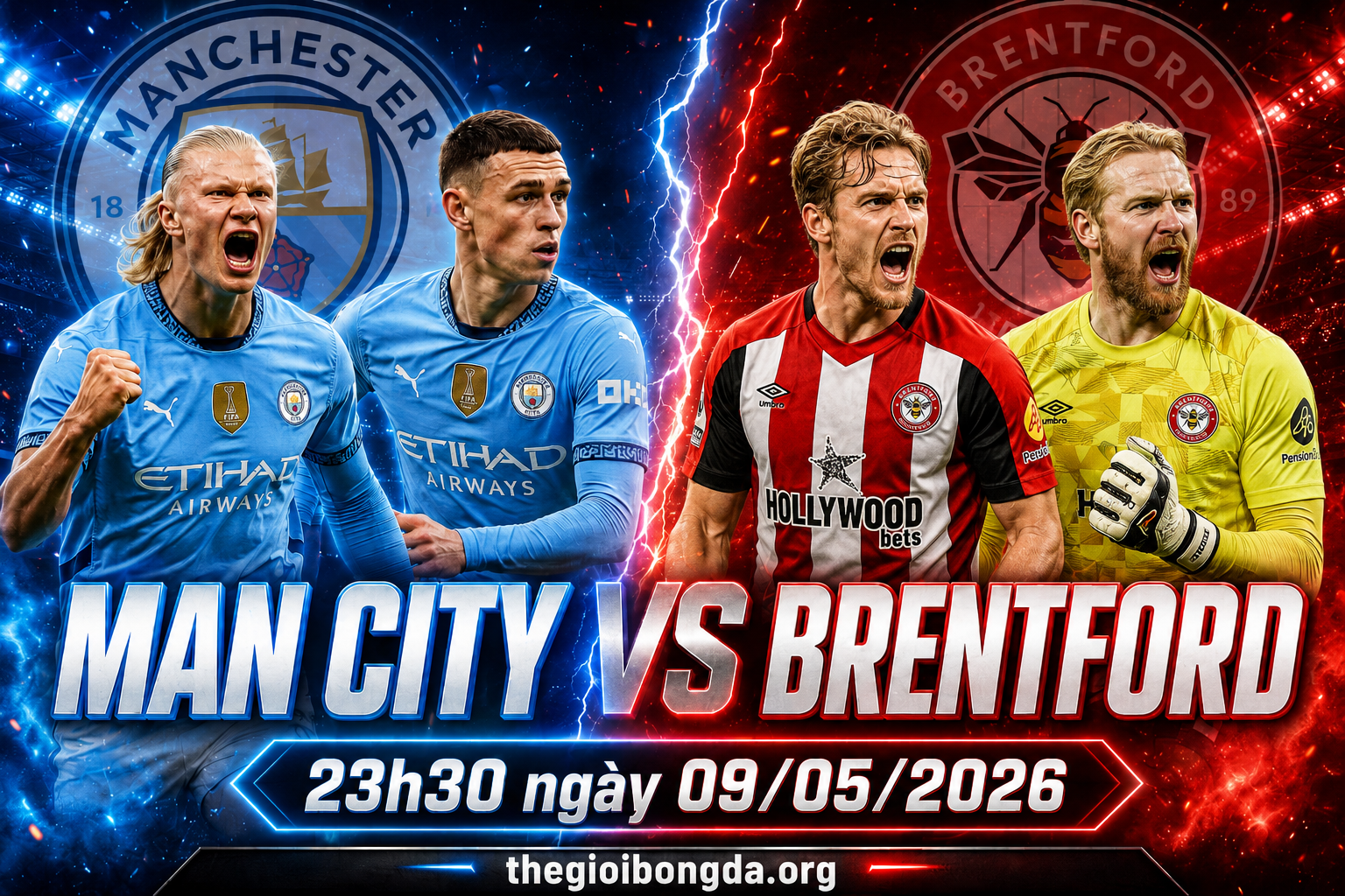 Man City vs Brentford