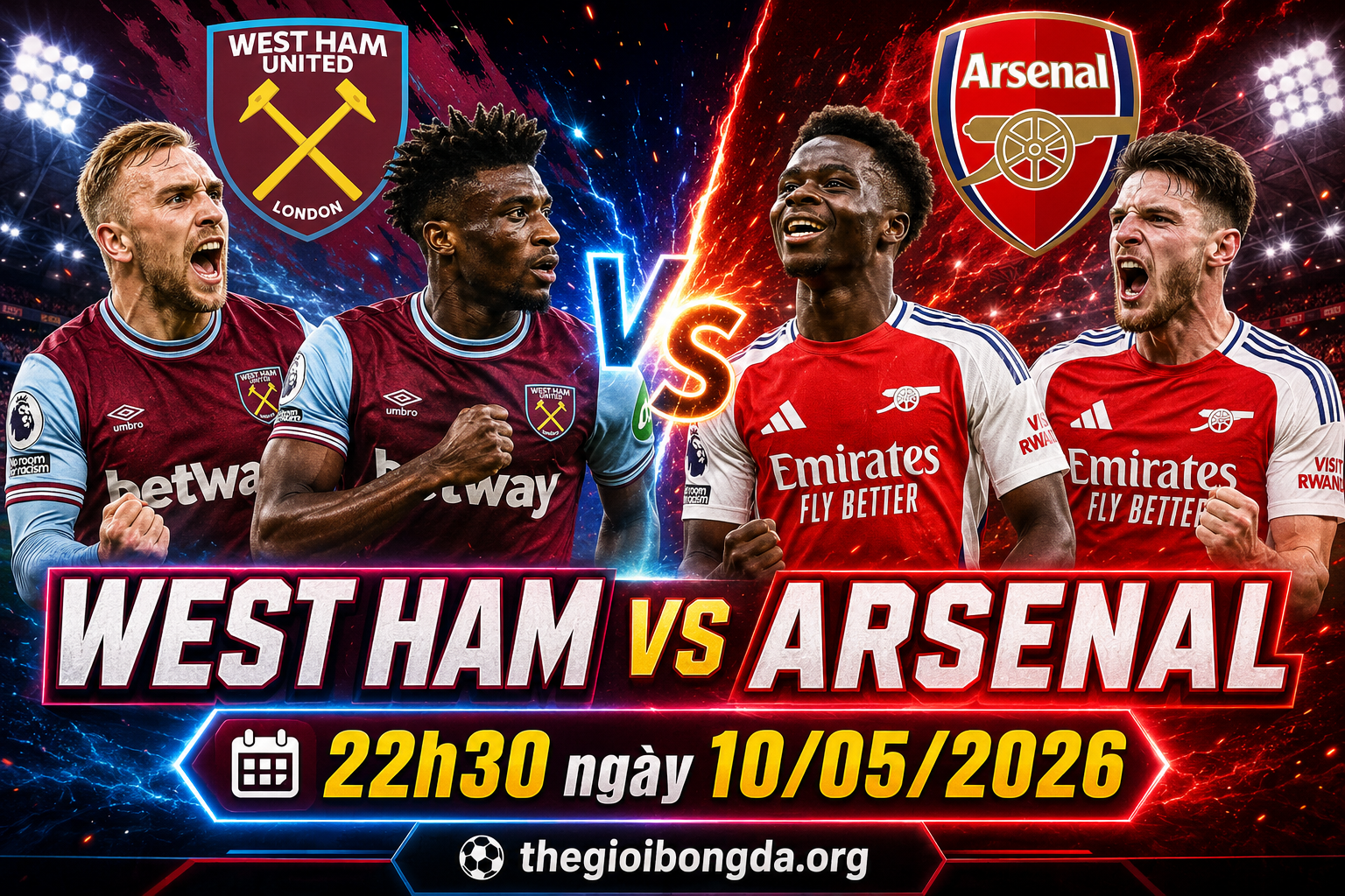 West Ham vs Arsenal