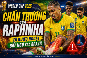 Chấn thương của Raphinha và bước ngoặt bất ngờ của Brazil