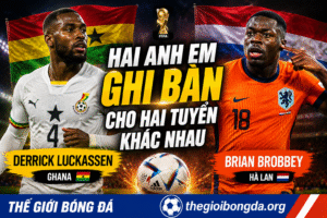 Hai anh em ghi bàn cho hai tuyển khác nhau