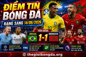 Điểm tin bóng đá rạng sáng ngày 14/06/2026
