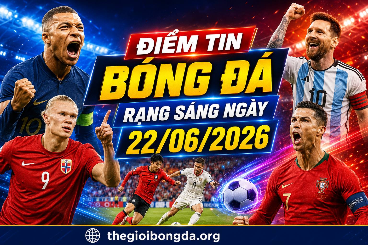 Điểm tin bóng đá rạng sáng ngày 23/06/2026