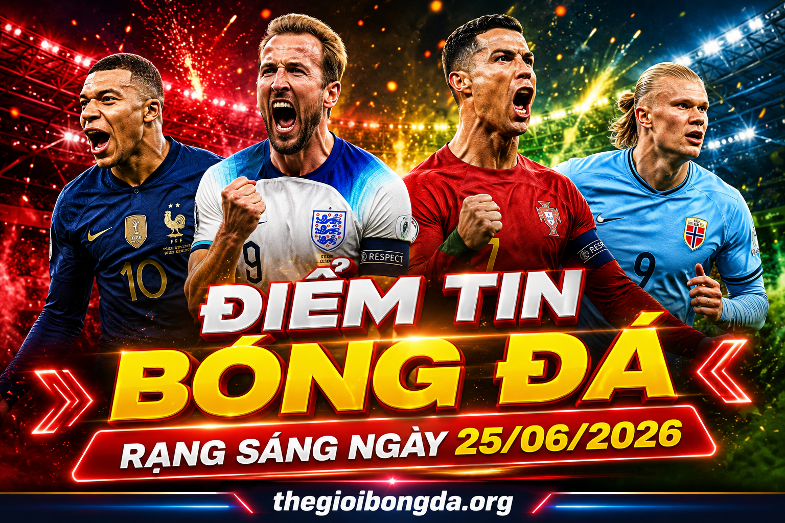 Điểm tin bóng đá rạng sáng ngày 25/06/2026