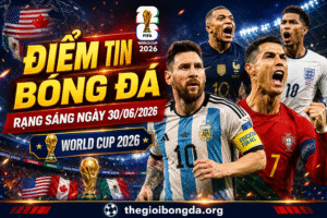 Điểm tin bóng đá rạng sáng ngày 30/06/2026