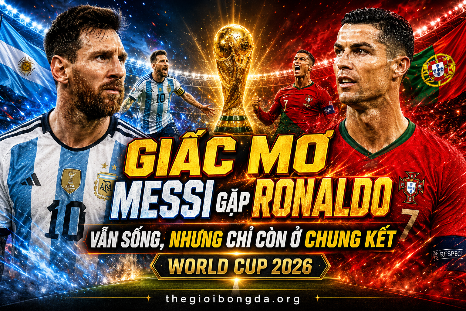 Giấc mơ Messi gặp Ronaldo vẫn sống, nhưng chỉ còn ở chung kết