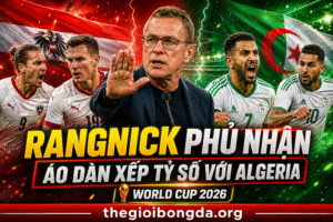 Rangnick phủ nhận Áo dàn xếp tỷ số với Algeria