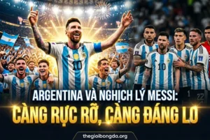 Argentina và nghịch lý Messi: Càng rực rỡ, càng đáng lo