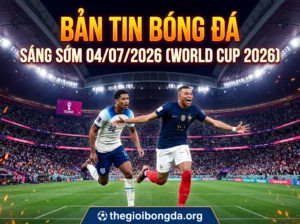 Điểm tin bóng đá rạng sáng ngày 04/07/2026
