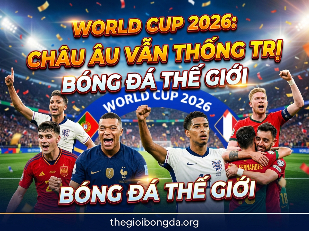 World Cup 2026: Châu Âu vẫn là ông chủ bóng đá thế giới