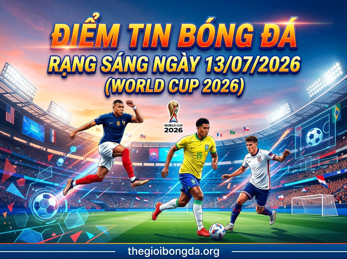Điểm tin bóng đá rạng sáng ngày 13/07/2026