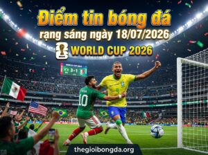 Điểm tin bóng đá rạng sáng ngày 18/07/2026
