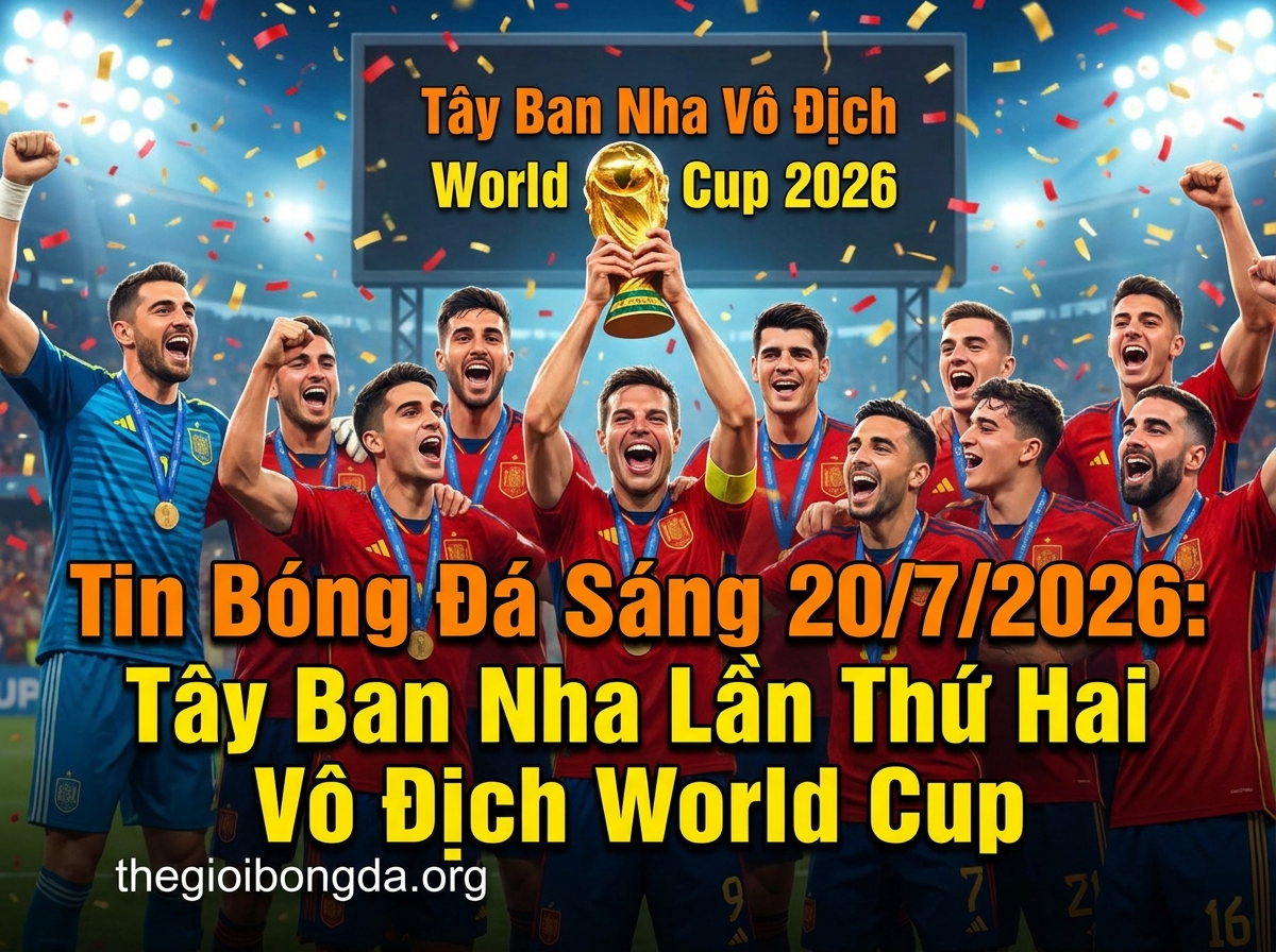 Điểm tin bóng đá rạng sáng ngày 20/07/2026