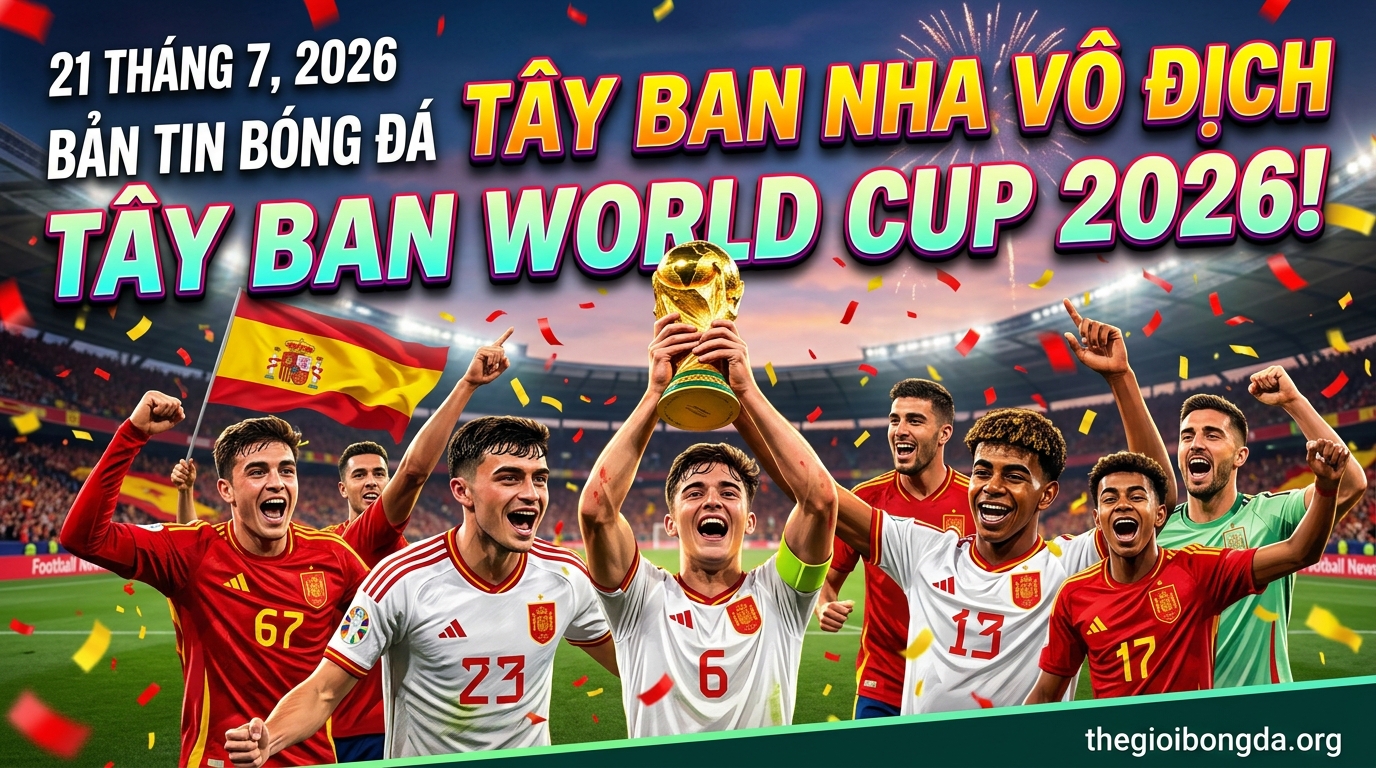 Điểm tin bóng đá rạng sáng ngày 21/07/2026