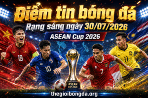 Điểm tin bóng đá rạng sáng ngày 30/07/2026