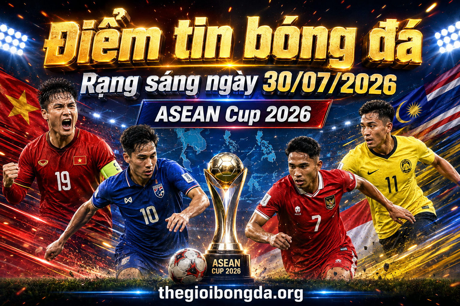 Điểm tin bóng đá rạng sáng ngày 30/07/2026