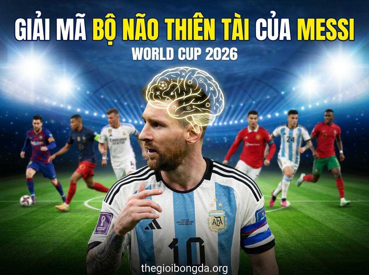 Giải mã bộ não thiên tài của Messi