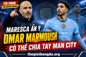 Maresca ẩn ý Omar Marmoush có thể chia tay Man City