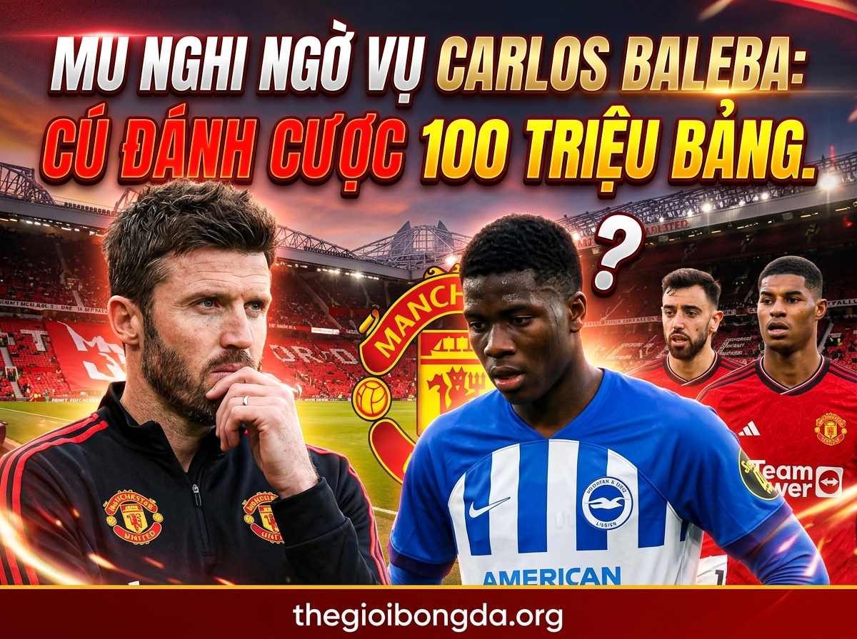 MU nghi ngờ thương vụ Carlos Baleba: Canh bạc 100 triệu bảng