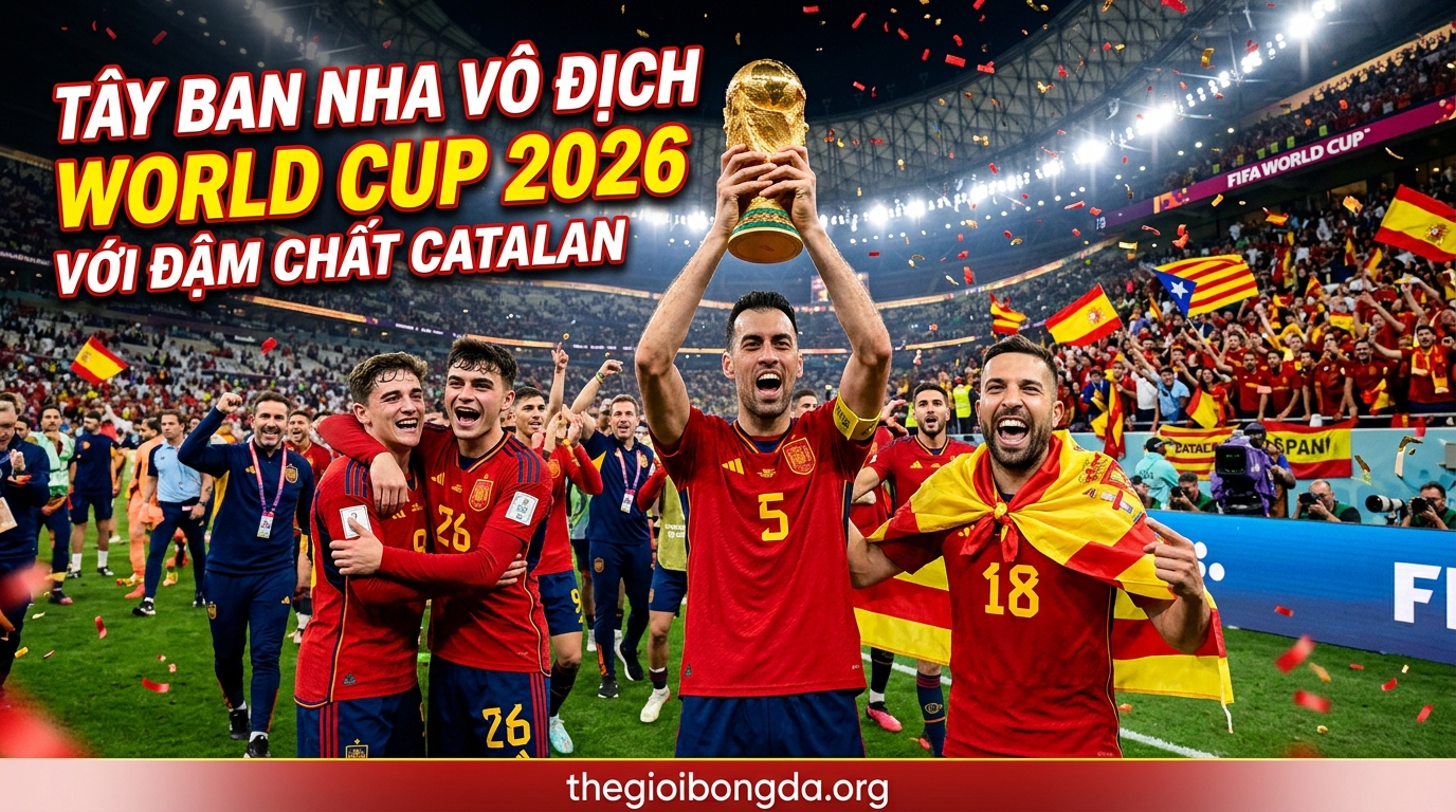 Tây Ban Nha vô địch World Cup mang dấu ấn Catalunya